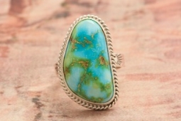 Genuine Sonoran Turquoise Sterling Silver Ring